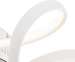 Stropní ventilátor bílý včetně LED s dálkovým ovládáním - Mandy