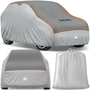Tectake Ochranná plachta na auto, odolná proti krupobití – voděodolná, prodyšná - SUV/ VAN (571 x 203 x 145 cm) XXL