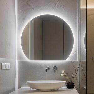 GieraDesign Zrcadlo Tagli LED Rozměr: (3/4 fi 60 cm) cca 60x45 cm