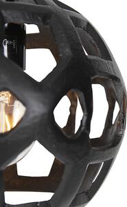 Industriální závěsná lampa černá podlouhlá 3-světelná - Bobby