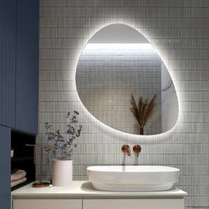 GieraDesign Zrcadlo Fly Opti White LED Rozměr: 47 x 65 cm