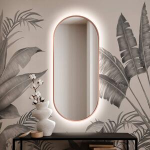 GieraDesign Zrcadlo Ambient LED Slim Copper Rozměr: 50x70 cm