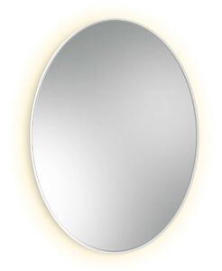 GieraDesign Zrcadlo Scandi Slim Owal White LED Rozměr: 40 x 60 cm