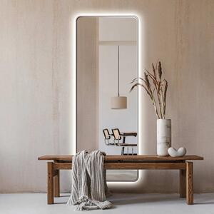 GieraDesign Zrcadlo Billet White LED Rozměr: 40 x 90 cm