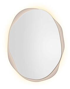 GieraDesign Zrcadlo Osmo Bronz LED Rozměr: 61x80 cm