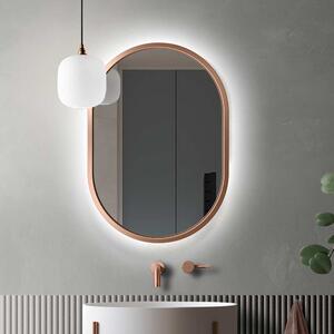 GieraDesign Zrcadlo Ambient LED copper Rozměr: 40x105 cm