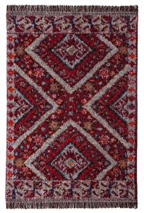 KOBEREC S VYSOKÝM VLASEM, 133/190 cm červená Flair Rugs - Online Only koberce & rohožky, Online Only