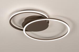 Stropní stmívatelné LED svítidlo Omega 540 Brown (LMD)