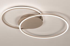 Stropní stmívatelné LED svítidlo Omega 750 Dark Taupe Big (LMD)
