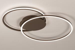 Stropní stmívatelné LED svítidlo Omega 750 Brown Big (LMD)