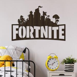 DUBLEZ | Dřevěné logo na zeď - Fortnite