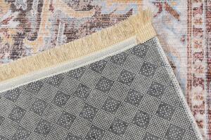 Makro Abra Kusový koberec pratelný VICTORIA 38951 Klasický pogumovaný krémový hnědý Rozměr: 200x300 cm