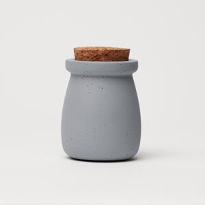 ODLITO.CZ Nefertiti – betonová dóza – šedá – 8 cm Množství: 1 ks