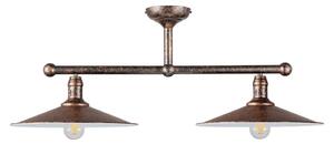 BRILAGI - Lustr na tyči FORGE 2xE27/60W/230V patina/měděná
