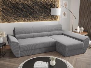 Rohová sedací souprava Radiant L3 (šedá) (P). Akce -34%