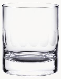 Sada ručně foukaných křišťálových sklenic na whisky Lens, 2 díly