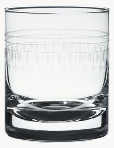 Sada ručně foukaných křišťálových sklenic na whisky Ovals, 2 díly