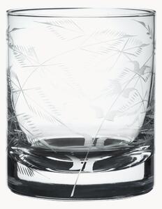 Sada ručně foukaných křišťálových sklenic na whisky Fern, 2 díly