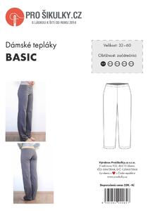 Dámské tepláky BASIC | 32 - 60