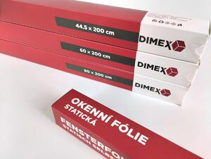 DIMEX | Statická fólie na sklo JINOVATKA DWF-FS-01 | šíře 30 cm