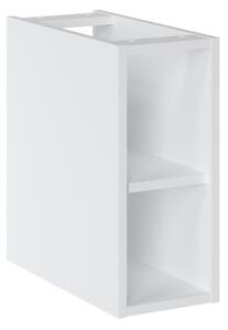 CMD Via Domo - Koupelnová skříňka nízká policová Iconic White - bílá - 80x20x46 cm