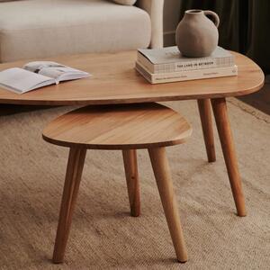 Dřevěný konferenční stolek Kave Home Eluana 110 x 60 cm