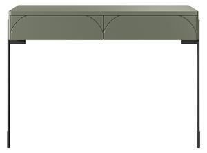 Toaletní/konzolový stolek Sonatia 100 cm - olivová