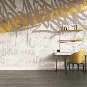 Fototapeta Graffiti na zdi, Moderní fototapety, Populární fototapety, t00088 - Tapeko.co.cz