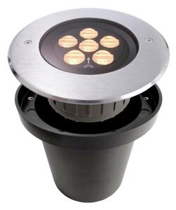 Deko-Light zemní svítidlo HP IV WW 24V DC 14,00 W 3000 K 800 lm stříbrná 730296