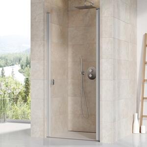 Ravak - Sprchové dveře jednodílné Chrome CSD1-80 cm - satin/transparentní