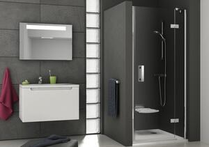 Ravak - Sprchové dveře dvoudílné SmartLine SMSD2-100 A pravá - chrom, transparentní sklo