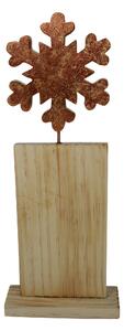 Dekorace vločka vysoká 32*13cm 3003223