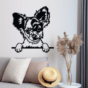 DUBLEZ | Dřevěný obraz psa na zeď - Čivava