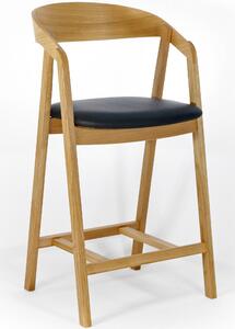 Dubová židle čalouněná barová NK-50mc