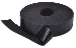 PROFIdesk Páska na suchý zip, šířka 20 mm pro strukturovanou kabeláž, role 10 m, barva černá
