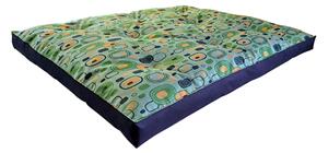 Matrace pro psa - zelená se vzorem - 120x100 cm