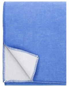 Vlněná deka Tupla 130x180, modro-světle béžová
