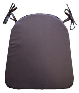 Sedák na židli se šňůrkou - 35 x 40 - šedý - různé odstíny