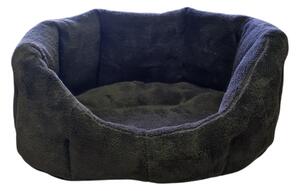 Pelech pro domácí mazlíčky - šedohnědý fleece - 45 x 30 cm