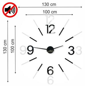 Flexistyle z540d - nalepovací hodiny s průměrem 100-130 cm