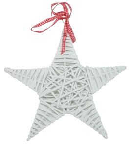 Hvězda ratanová bílá, 25 cm 3003334