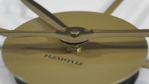 Flexistyle z21a - velké nástěnné kovové hodiny s průměrem 50 cm
