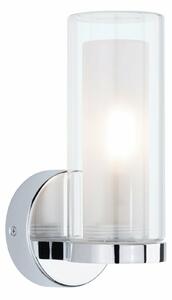 PAULMANN Selection Bathroom nástěnné svítidlo Luena IP44 E14 230V max. 20W chrom/sklo