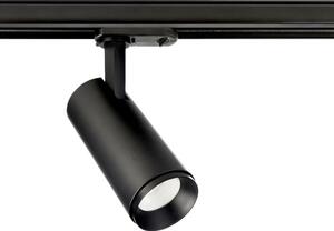 Deko-Light 1-fázový kolejnicový systém bodové svítidlo, Lucea, Tilt, 10 W, DIM, 2700 K, 220-240V tmavě černá RAL 9005 707168