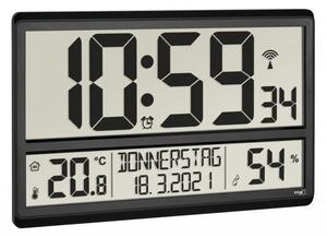 TFA 60.4520.01 - Nástěnné hodiny s vnitřní teplotou a vlhkostí