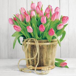 Ubrousky Tulipány v kbelíku 3400090