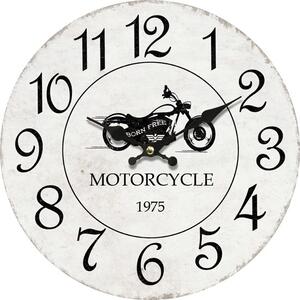 Nástěnné hodiny Motorcycle Ø 34 cm 2000014