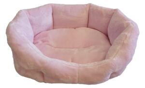 Pelech pro domácí mazlíčky - růžový fleece - 45 x 30 cm
