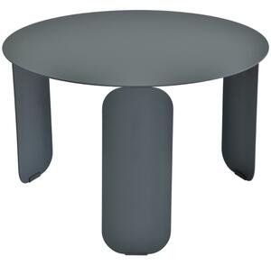 Šedý kovový zahradní konferenční stolek Fermob Bebop 60 cm
