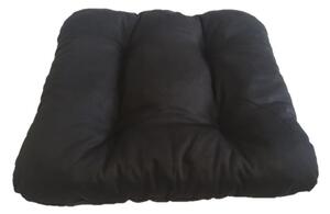 Podsedák na židli foukaný se šňůrkou - 40 x 40 - černý - 1 ks